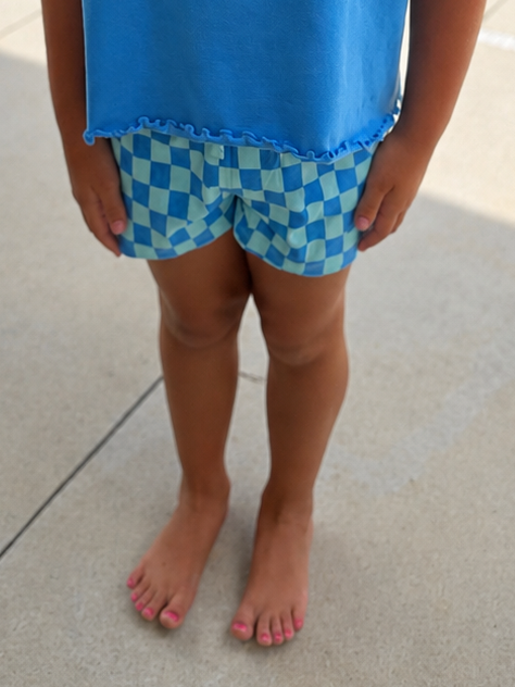 Checkerboard Comfort Shorts