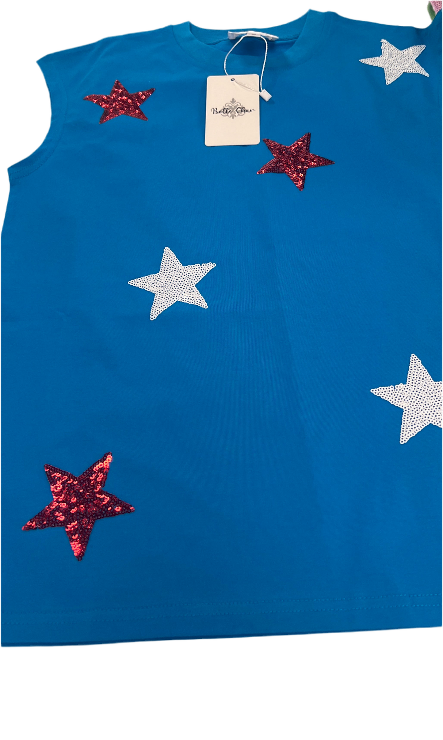 Girls Stars Sequin Shirt