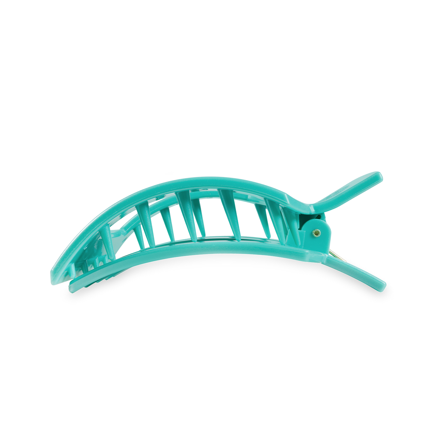Square Flat Hair Clip | Large | Totally Turquoiseb