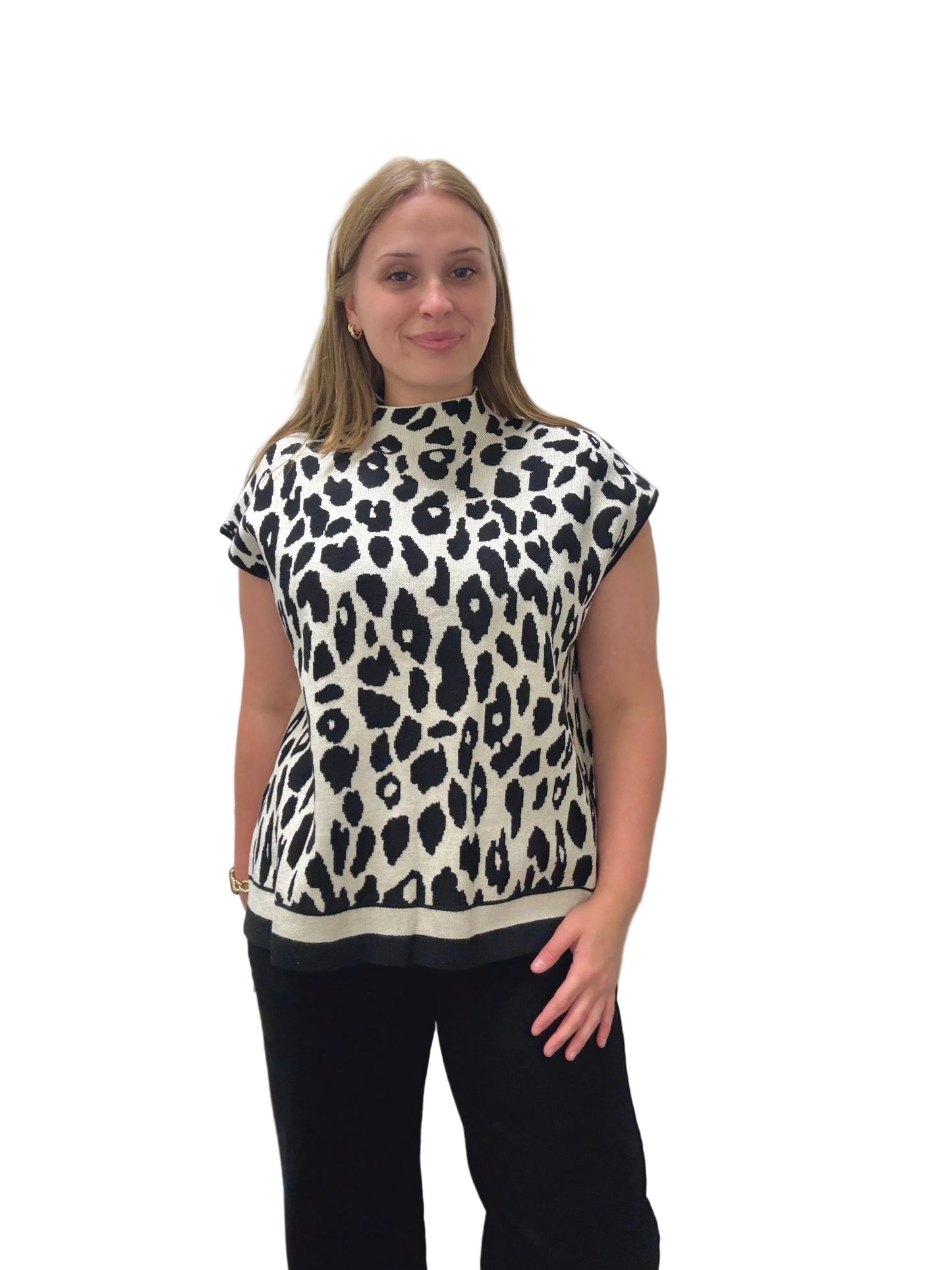The Midnight Leopard Top