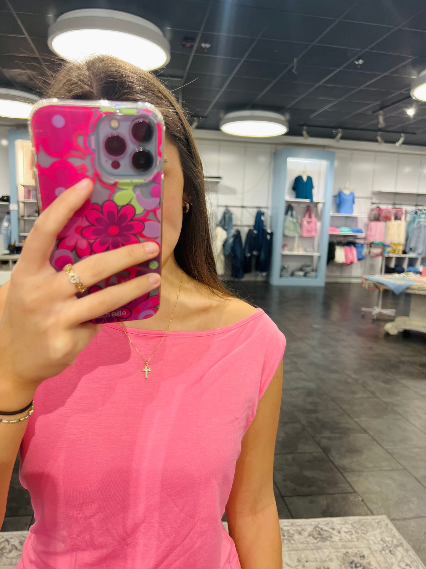 Summertime Tank in Bubblegum | Simply Southern