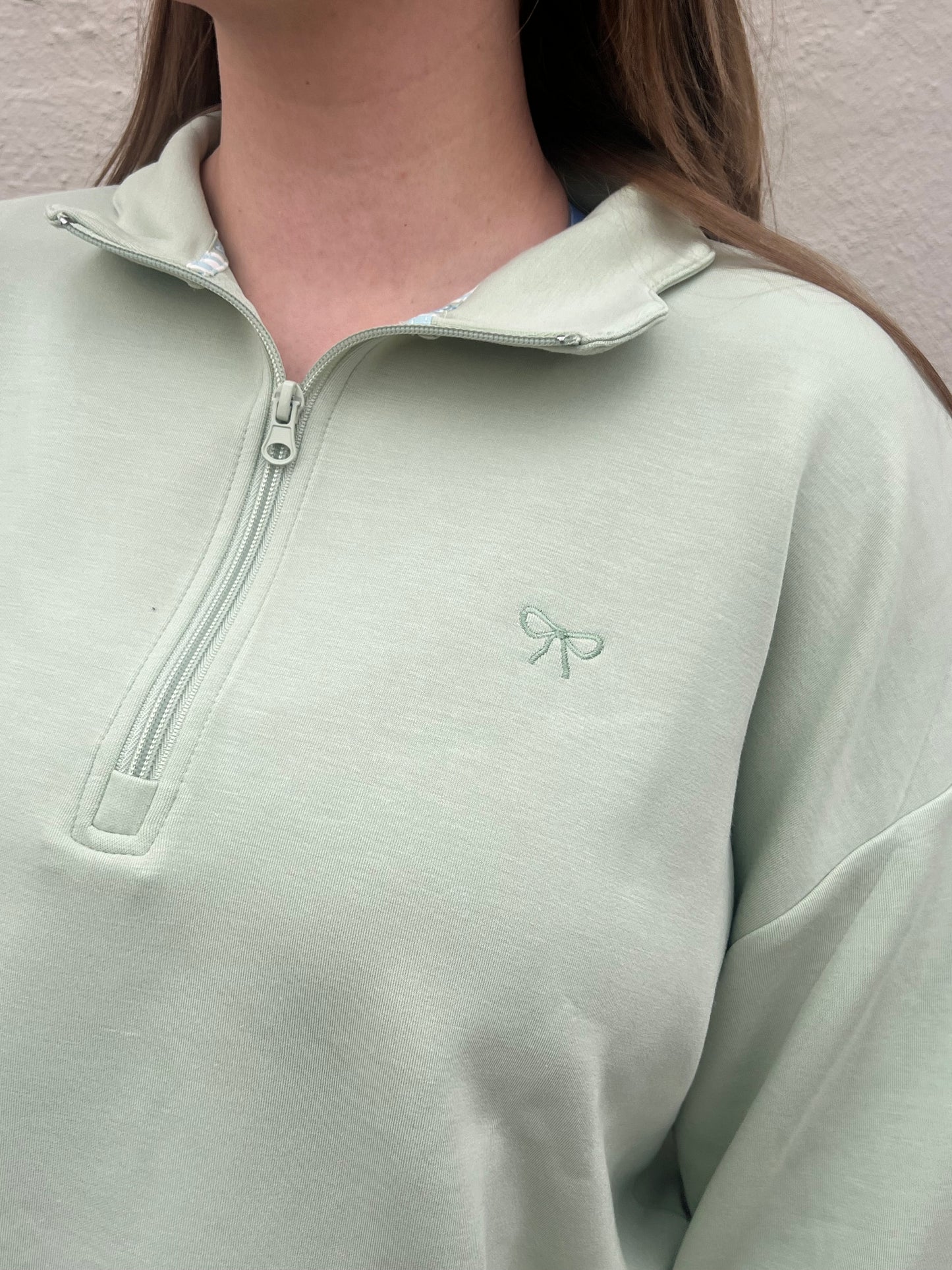 The Scalloped Sage Top