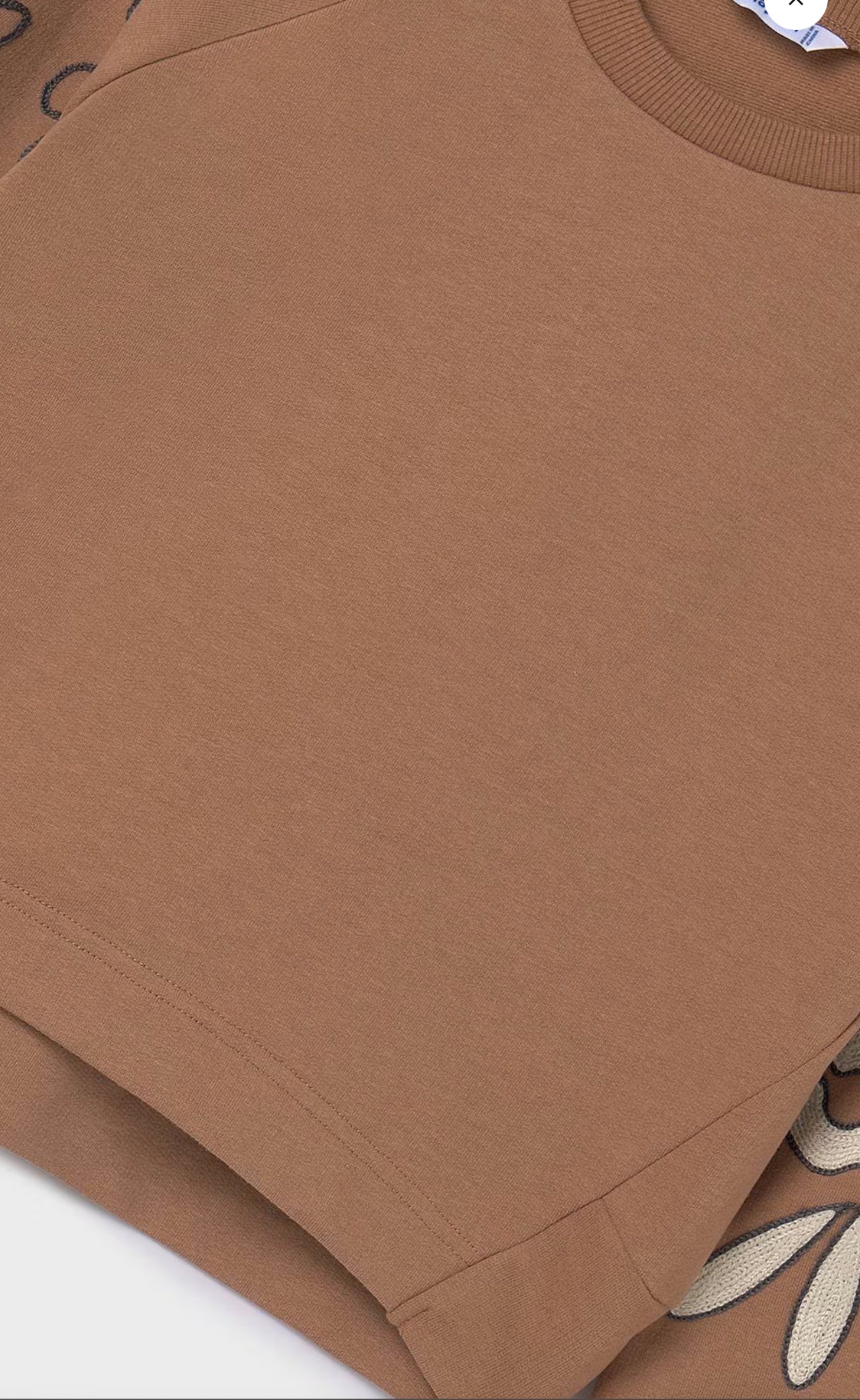 Girls Animal Print Sleeve Pullover