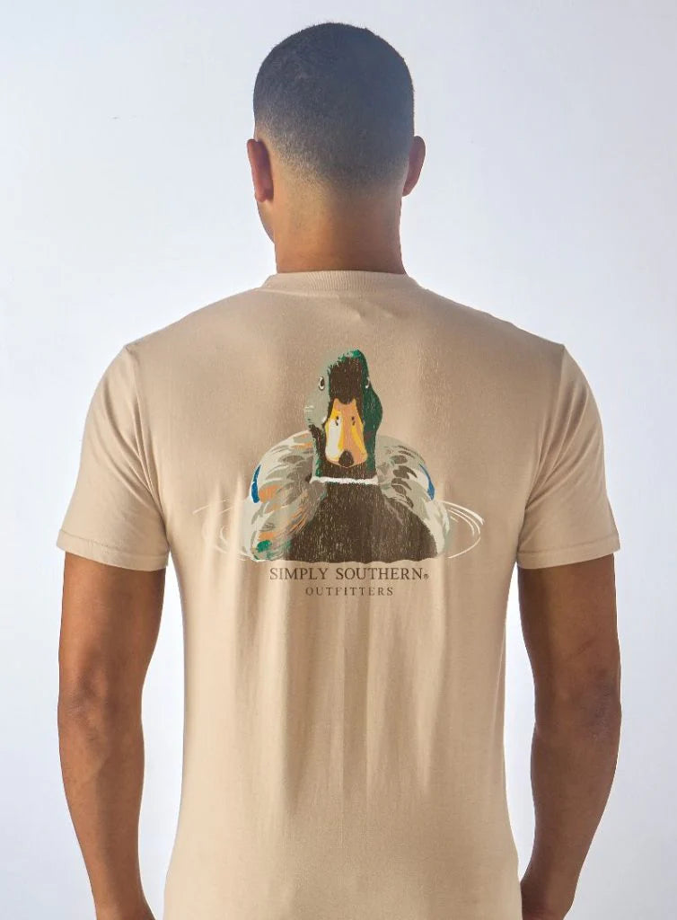 Mallard Tee in Khaki | Simply Southern