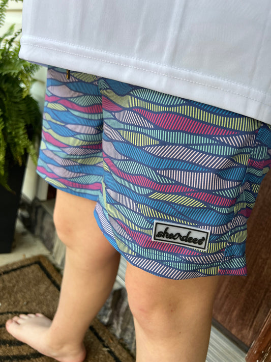 Boys Shordees Malibu Wave Swim Trunks