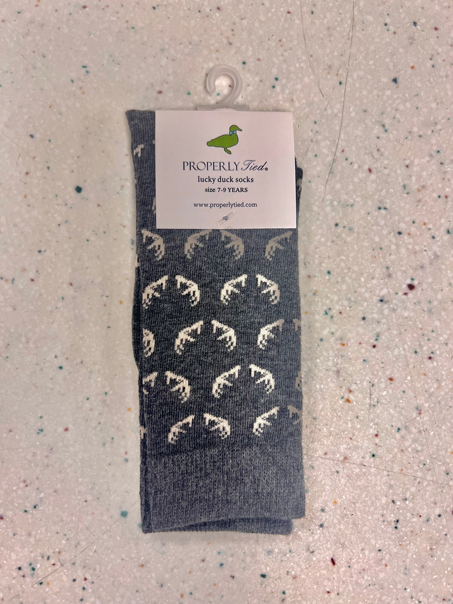 Boys Properly Tied Socks in Antlers