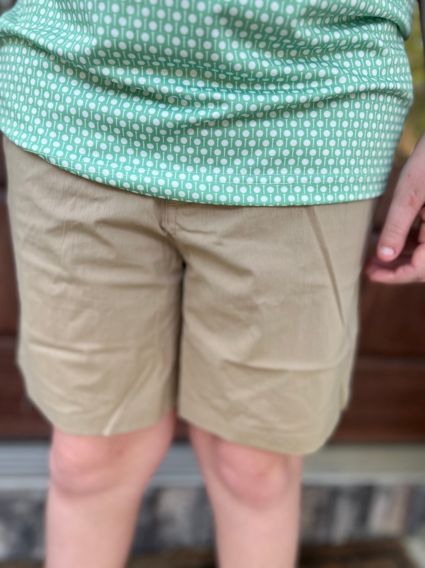 Boys Augusta Shorts in Khaki