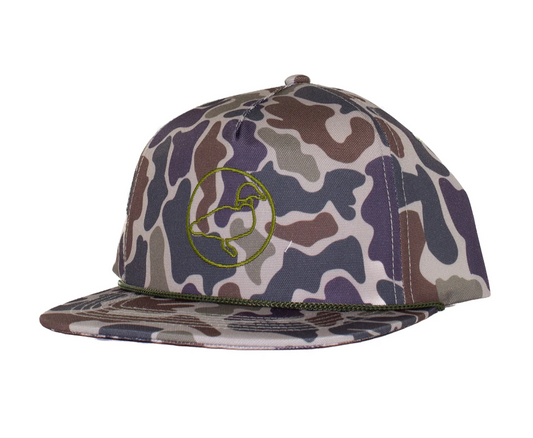 Men’s Vintage Camo Rope Hat | Properly Tied