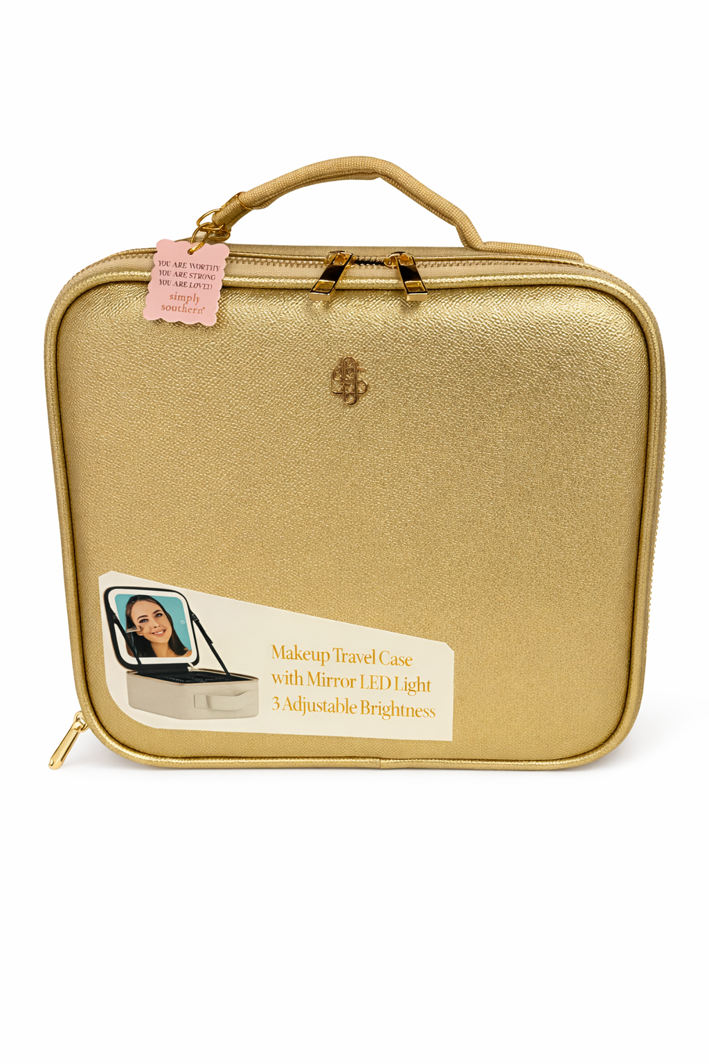 Simply Southern Leather Makeup Travel Case