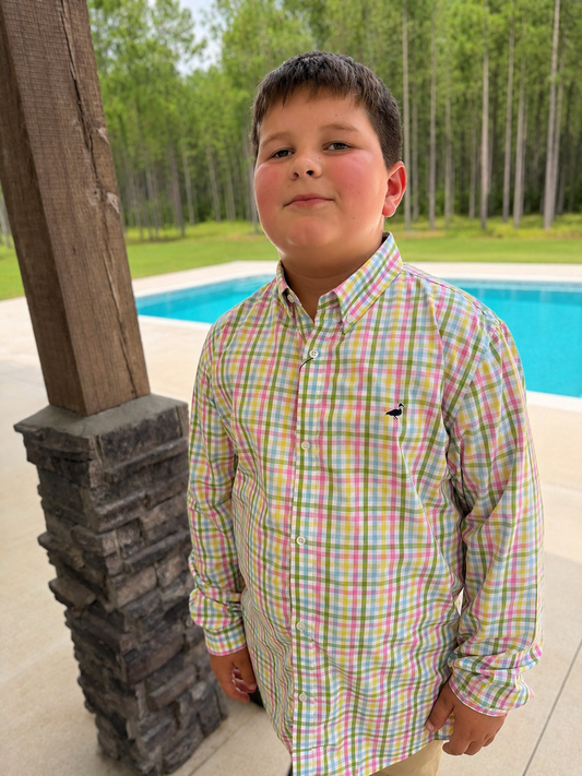 The Pastel Plaid Button Up | Properly Tied