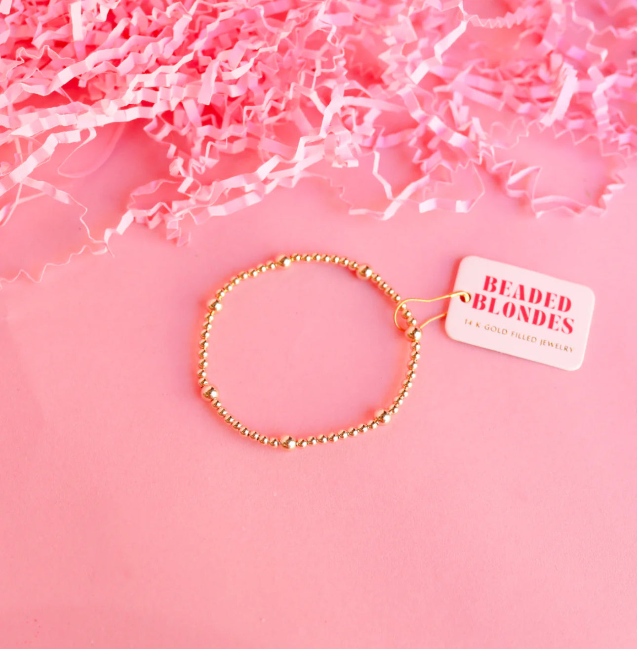 Beaded Blondes Dainty Everyday Stack in Gold