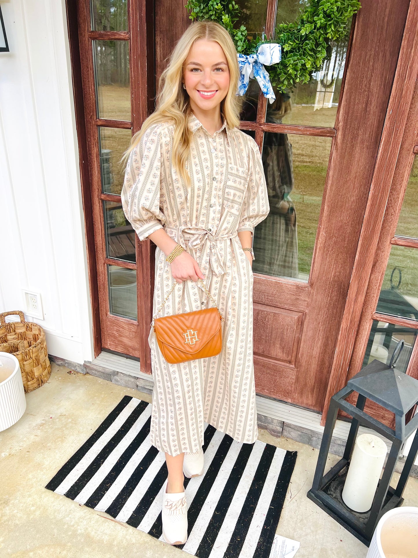 Ophelia Button-Down Maxi Dress