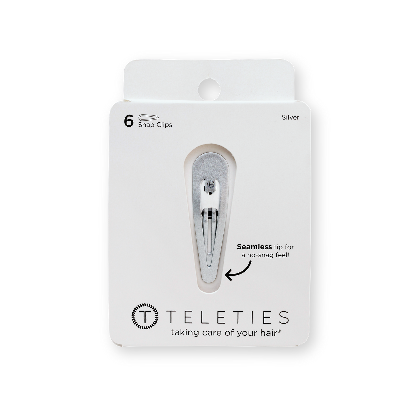 Snap Clip | Silver | 6 Count