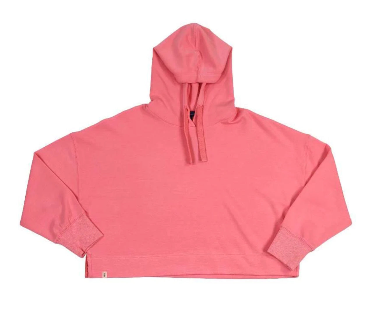 Get Comfy Cropped Hoodie in Rose