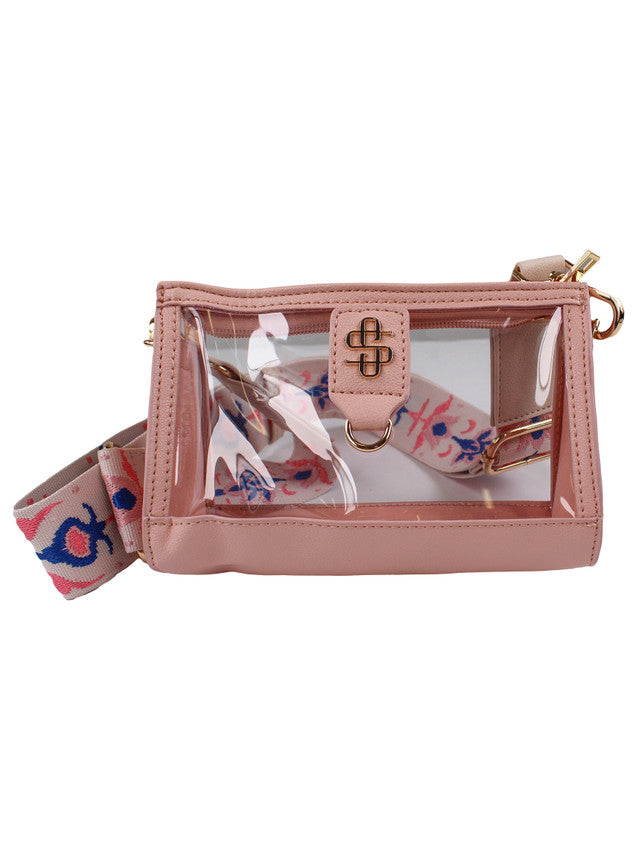 Simply Southern Leather Clear Bag