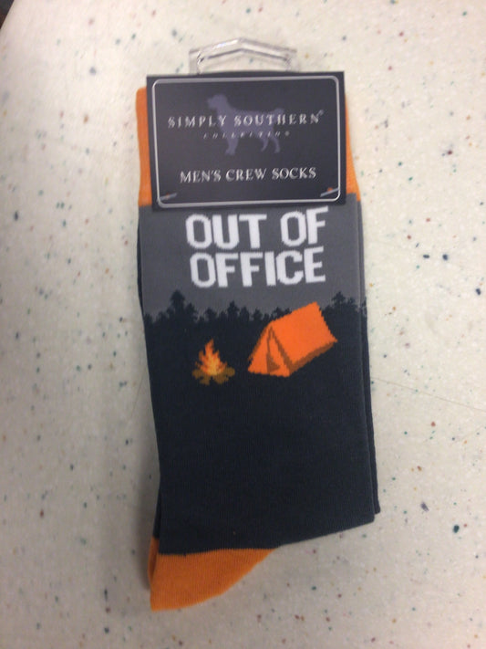 Simply Southern Men’s Crew Socks Office