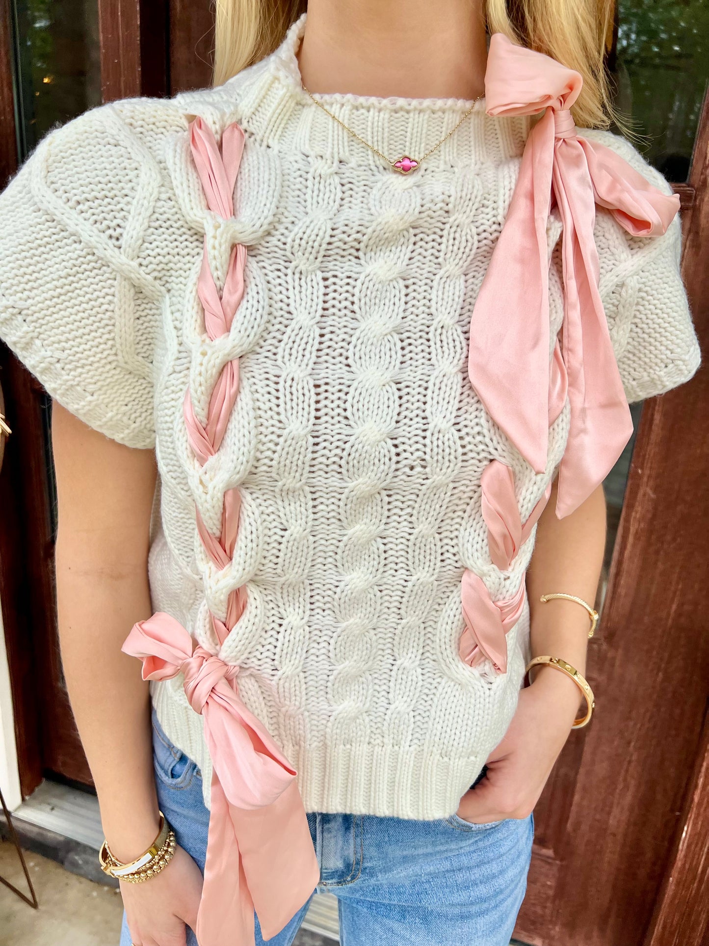 Ella Ribbon Sweater