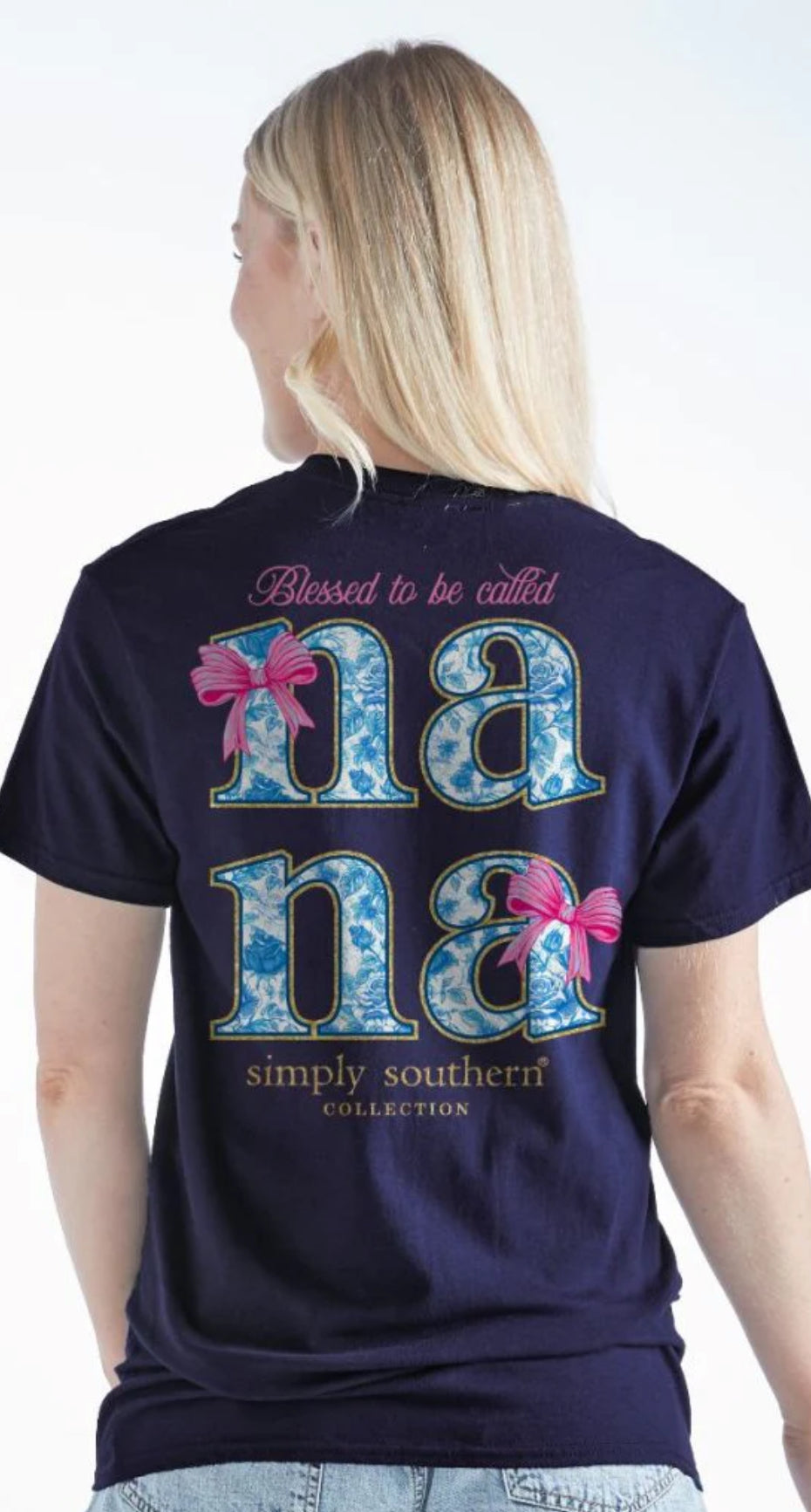 Nana T-shirt in Navy | Simply Southern