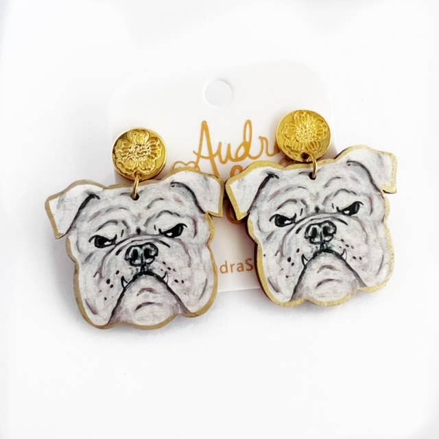 Go Dawgs Dangle Audra Style Earrings