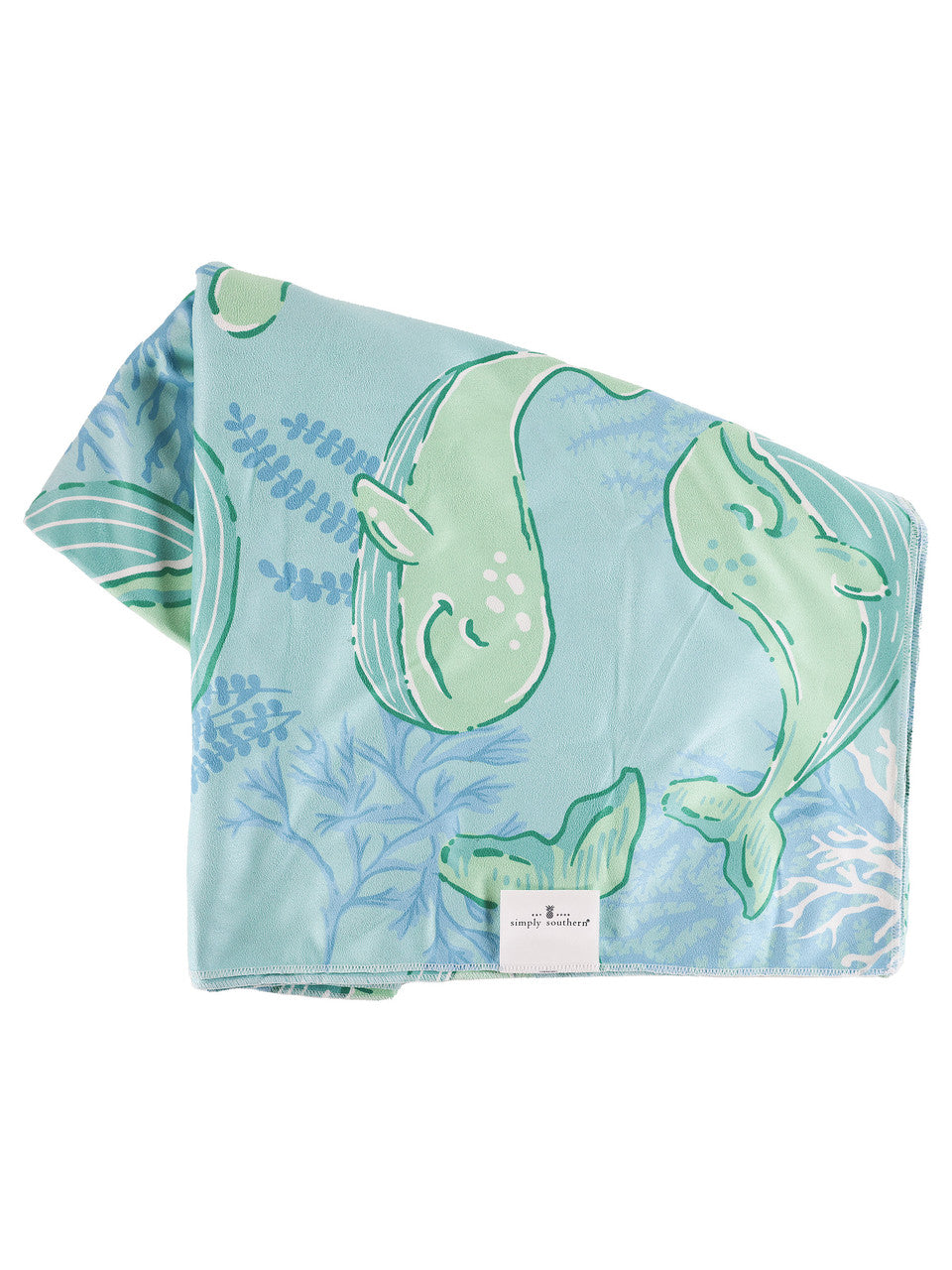 Simply Southern QuickDry Towel in Whale