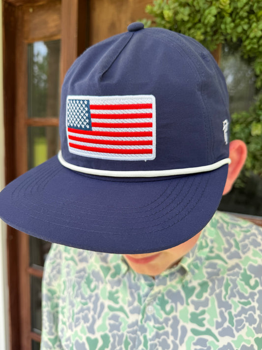 Men’s Rope Hat in American Flag | Properly Tied
