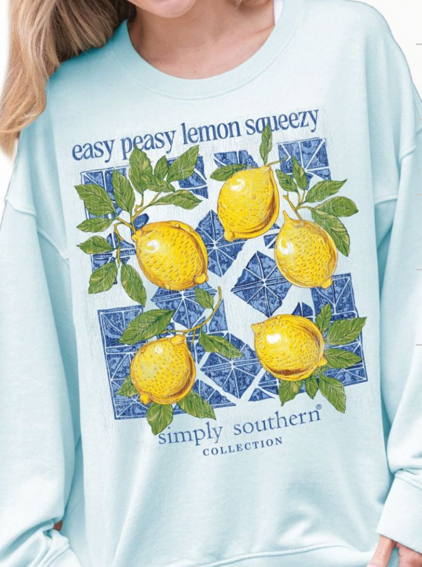 Simply Southern Lemon Crewneck