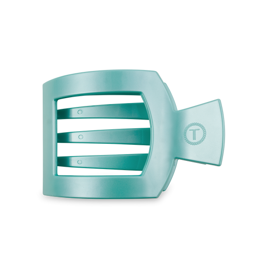 Square Flat Hair Clip | Large | Totally Turquoiseb