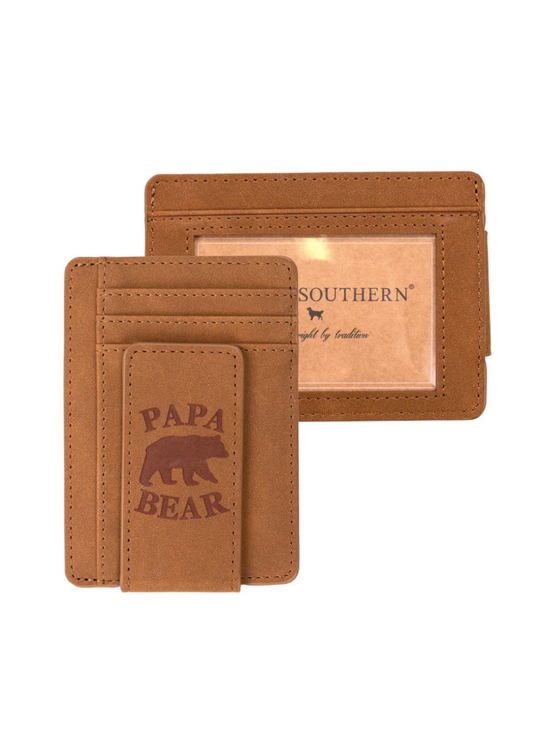 Simply Southern Men’s Wallets in Papa Bear