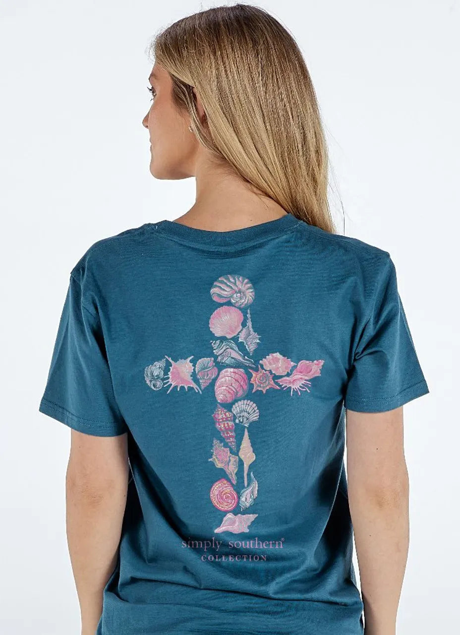 Shell Cross T-shirt | Simply Southern