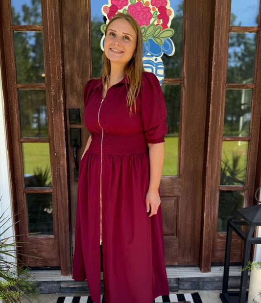 The Garnet Grace Dress