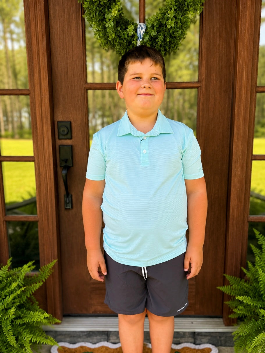Boys Gulfport Polo in Mint | Properly Tied