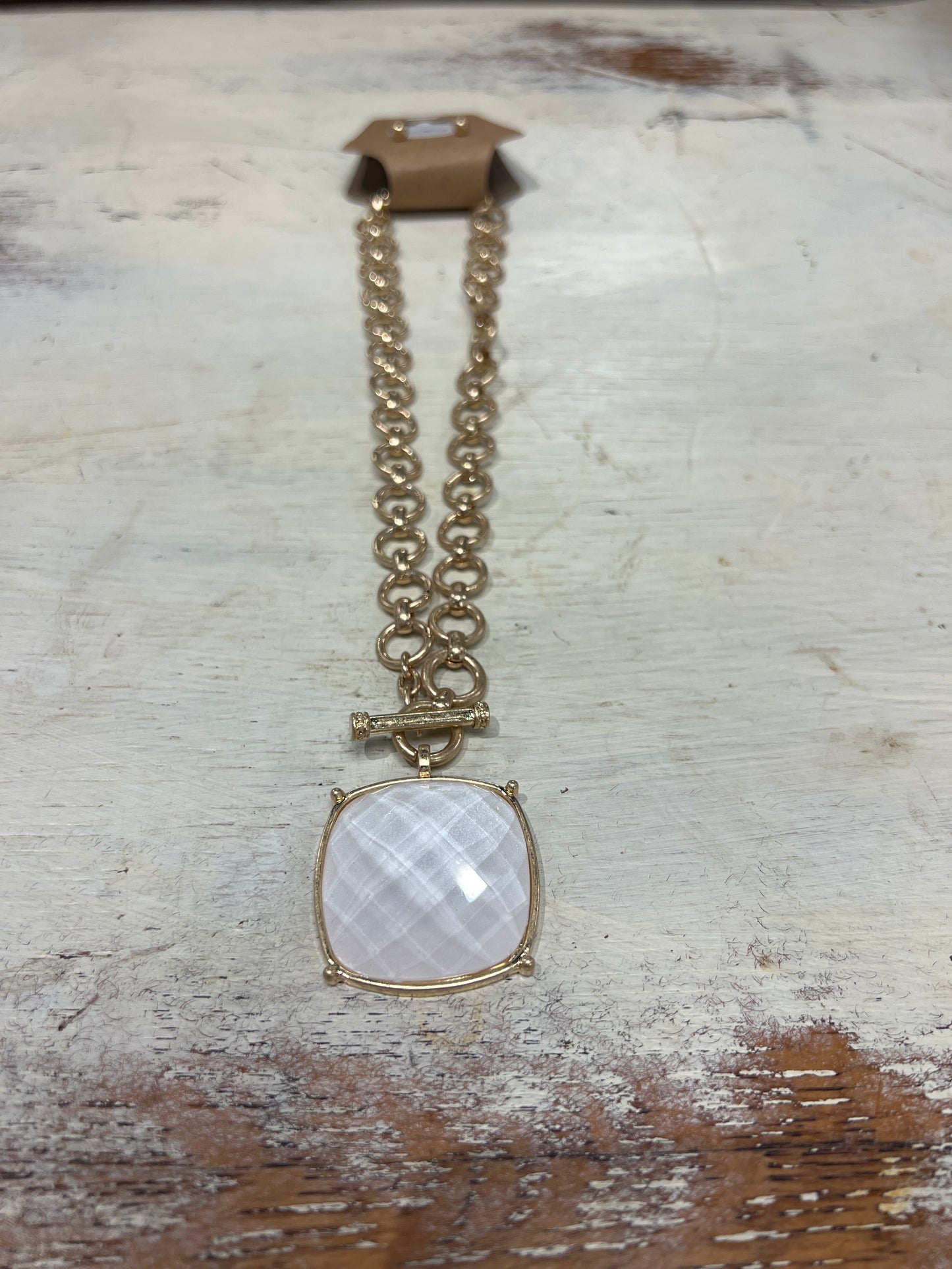 The Stone Pendant Necklace