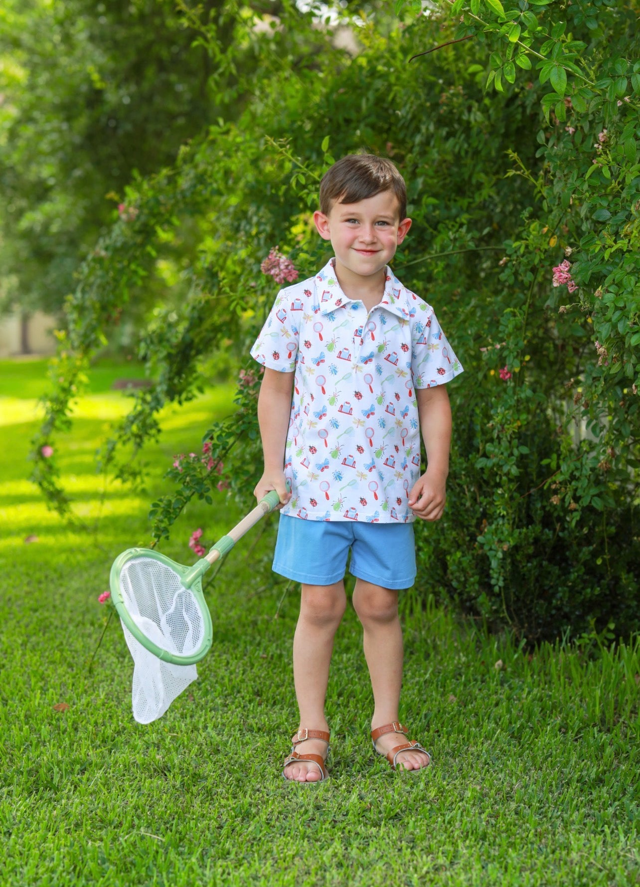 Little Explorer Bug Polo Set