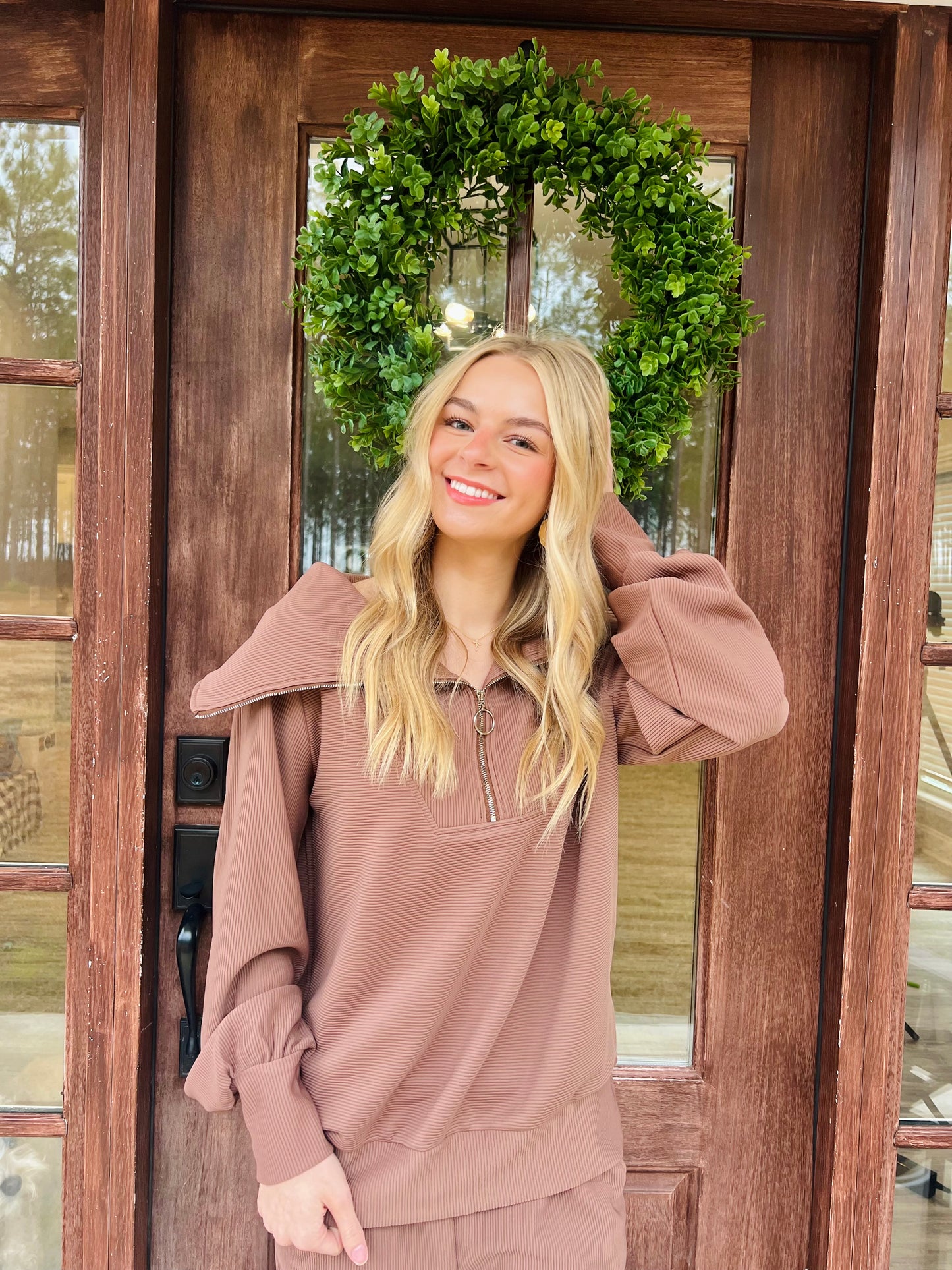 Elizabeth Pullover in Mocha