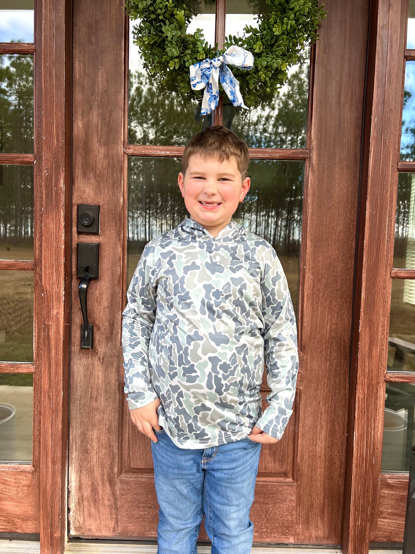 Boys Polar Camo Hoodie | Properly Tied