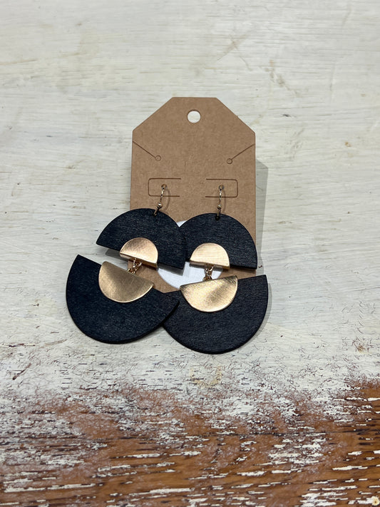 Double Wedge Earrings