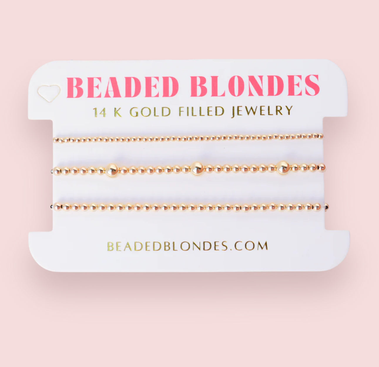 Beaded Blondes Dainty Everyday Stack in Gold