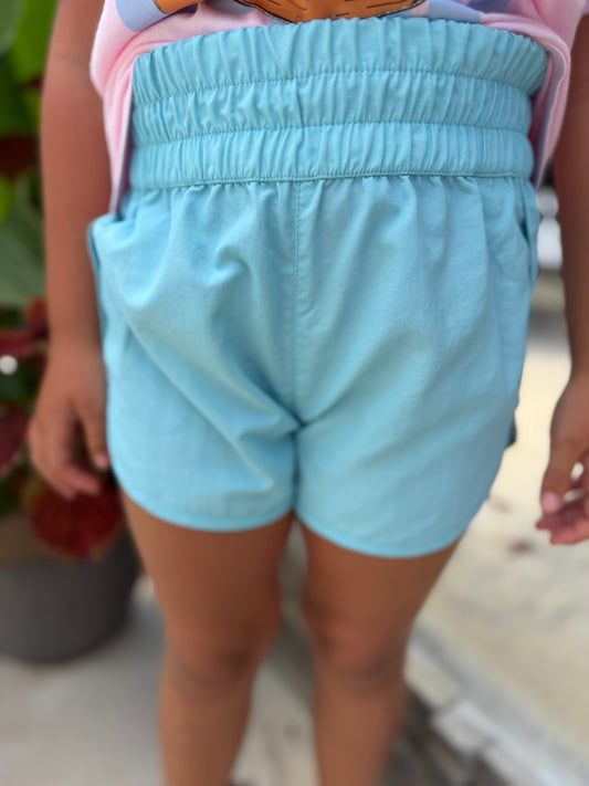 The Seaside Aqua Shorts | Properly Tied
