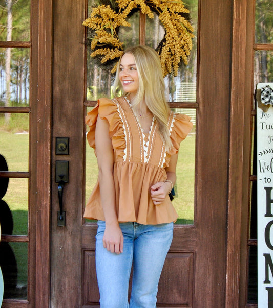 Caramel Dream Blouse