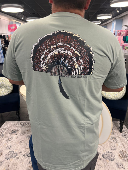 Mens Properly Tied Turkey Mount Shirt