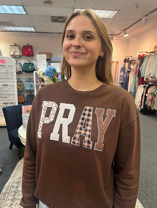 Patchwork Prayer Sweater