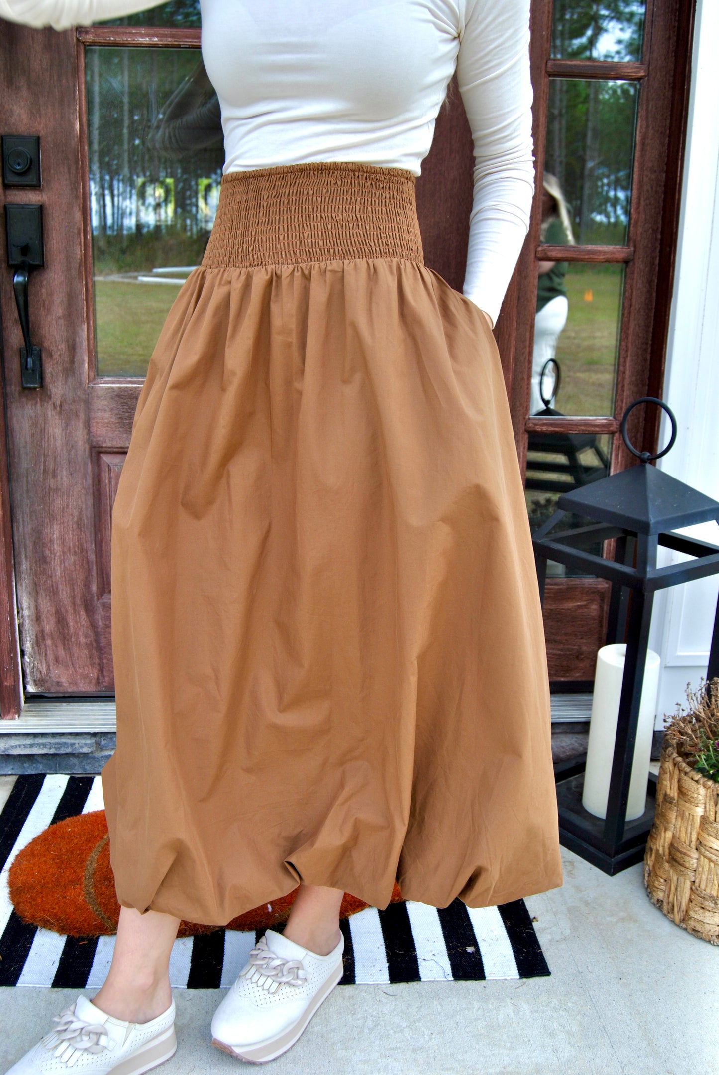 Shot of Espresso Bubble Maxi Skirt