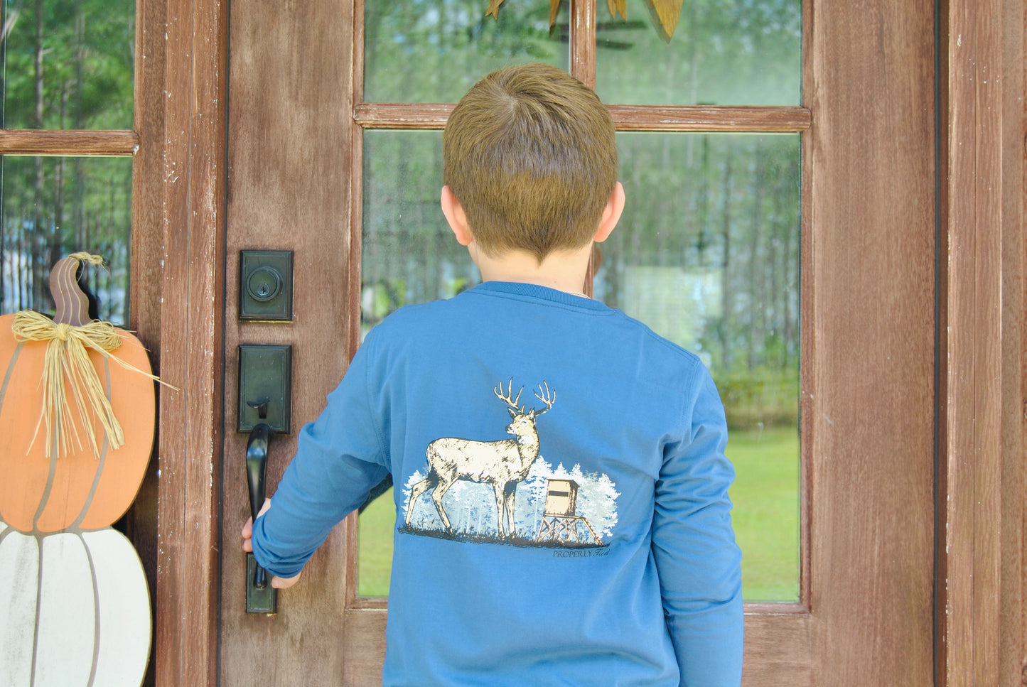 Boys Properly Tied Deer Season Long Sleeve Tee