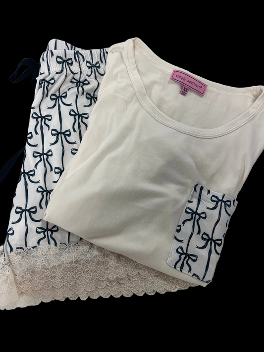 The Midnight Bow Pj Set