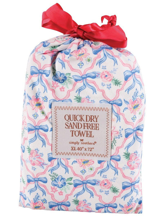 Simply Southern QuickDry Towel in Ribbon