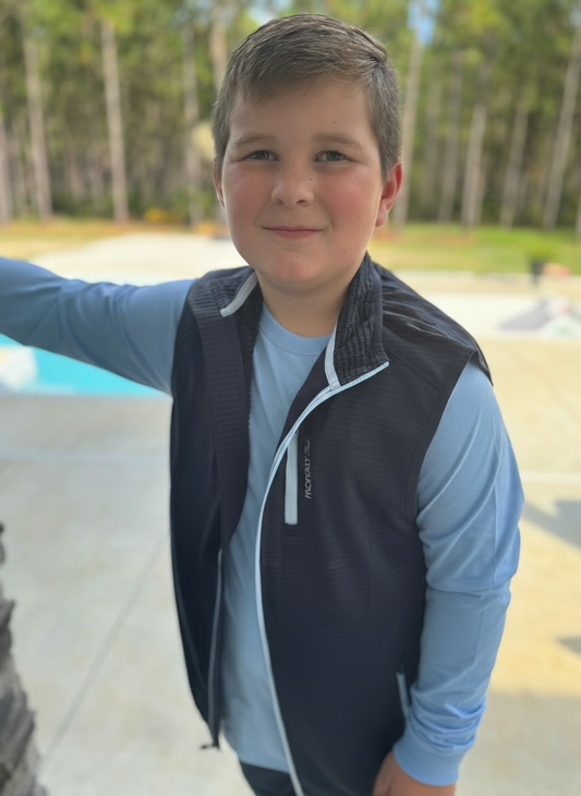 Boys Fairhope Vest - Navy