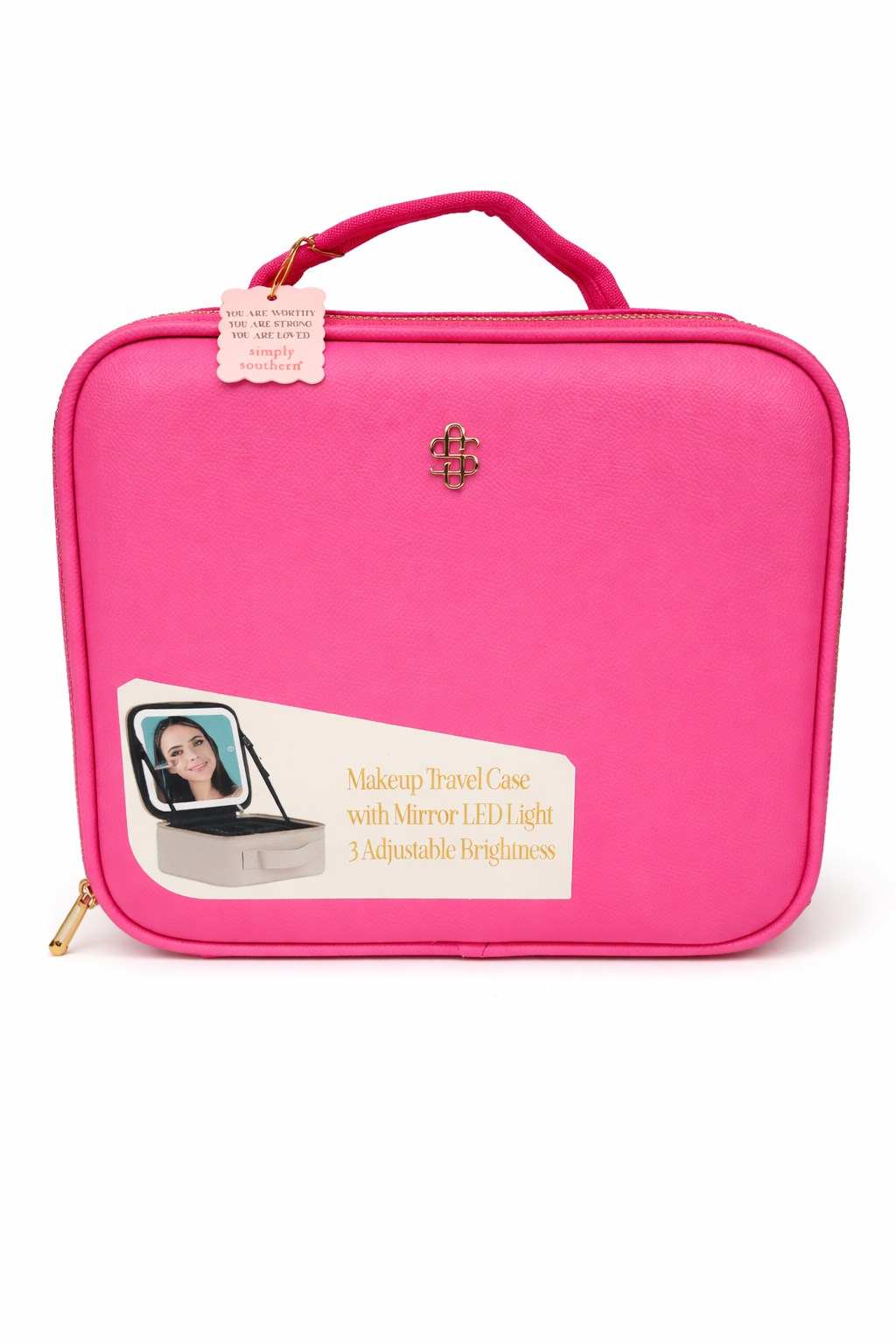 Simply Southern Leather Makeup Travel Case