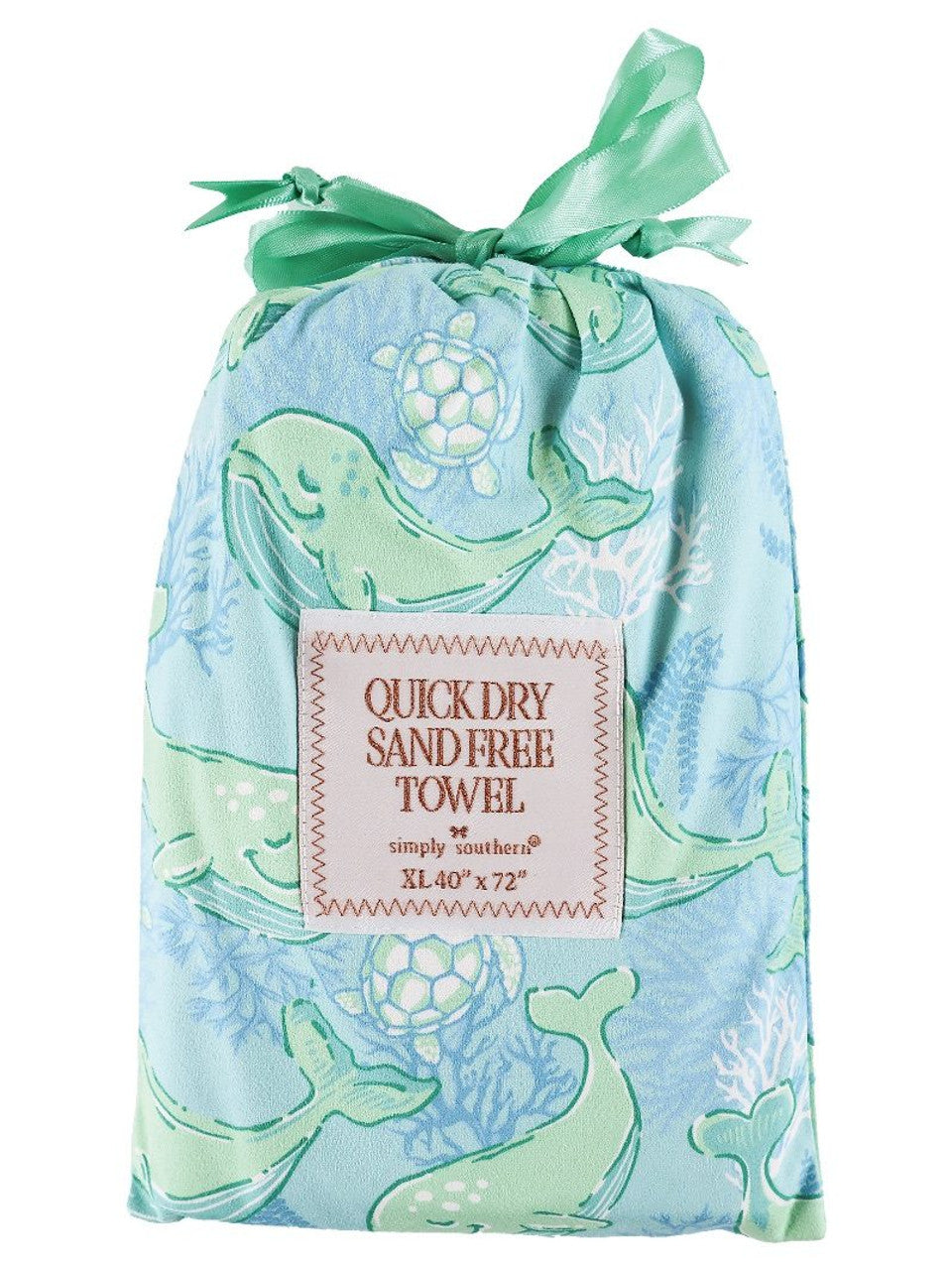 Simply Southern QuickDry Towel in Whale