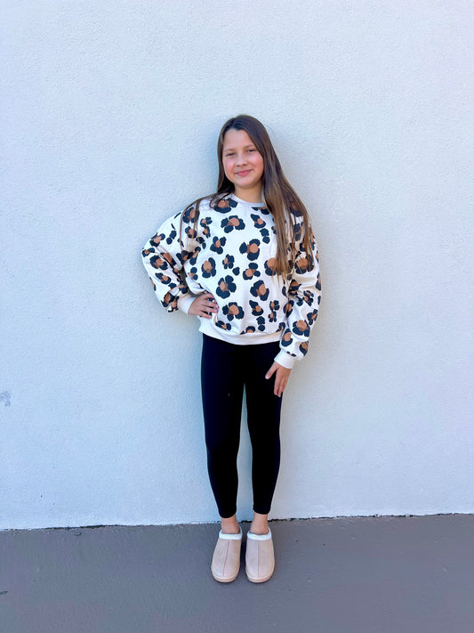 Cheetah Girl Youth Crewneck
