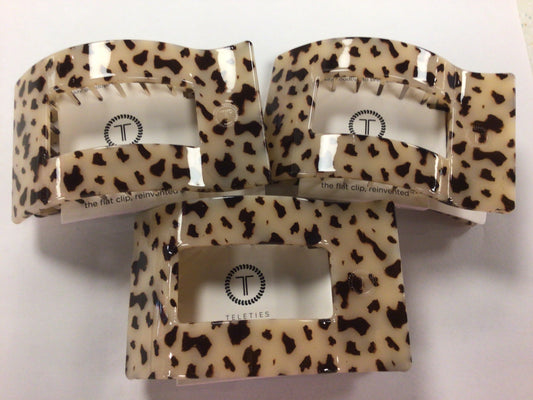 Rectangle Large Flat Blonde Tortoise